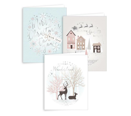 Lot mini cartes de voeux - de,